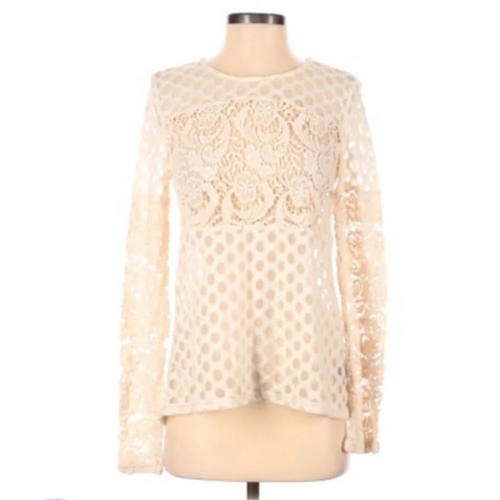 Sunday in Brooklyn Anthro lace interlude top